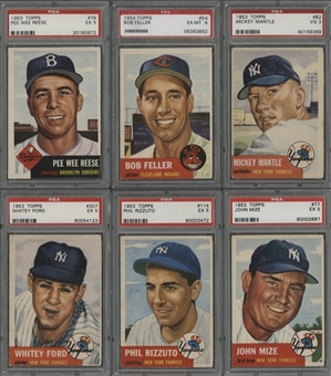 1953 Topps Baseball Complete Set (274)
